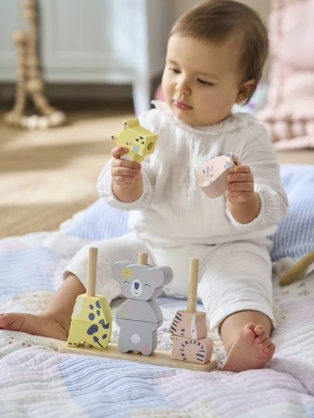 Animaux à Empiler KOALA En Bois FSC® Rose - Vertbaudet – Image 2