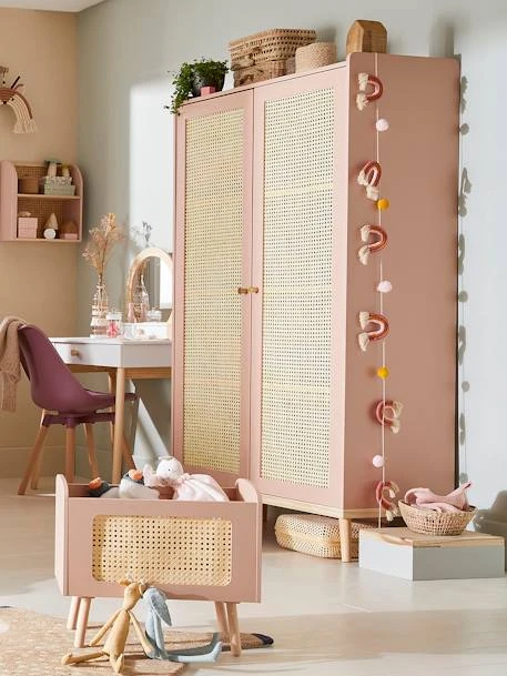 Armoire Cannage LIGNE POÉSIE Rose - Vertbaudet – Image 3