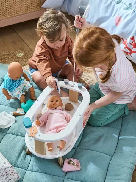 Baignoire Poupon Plexi/bois FSC® Blanc - Vertbaudet – Image 2