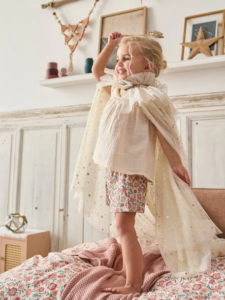 Cape à Paillettes + Baguette Blanc - Vertbaudet – Image 2