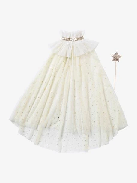 Cape à Paillettes + Baguette Blanc - Vertbaudet – Image 3