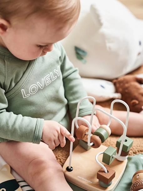 Coffret 3 Jeux D'éveil GREEN FOREST En Bois FSC® Multicolore - Vertbaudet – Image 4