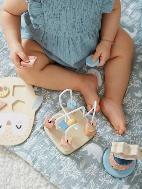 Coffret 3 Jeux D'éveil Les Amis De La Forêt En Bois FSC® Beige - Vertbaudet – Image 3