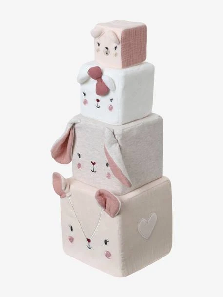 Cubes En Tissu GRENIER Beige - Vertbaudet – Image 3