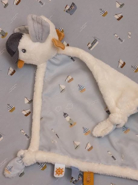 Doudou Carré Mouette - Sailors Bay - LITTLE DUTCH Bleu Grisé - Little Dutch – Image 4