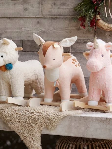 Faon à Bascule En Bois FSC® Multicolore - Vertbaudet – Image 4