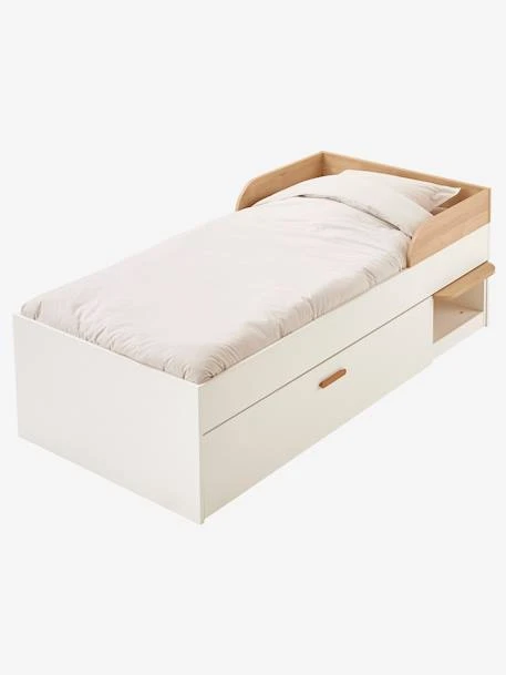 Lit Enfant Multi Rangements HAPPY Blanc - Vertbaudet – Image 4