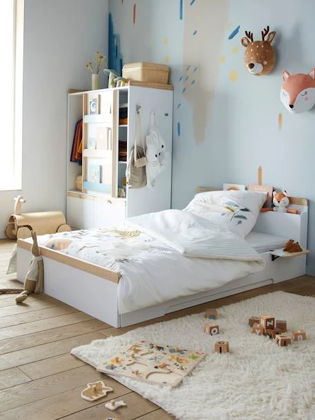 Lit évolutif Enfant LIGNE ABC Blanc - Bois - Vertbaudet – Image 6
