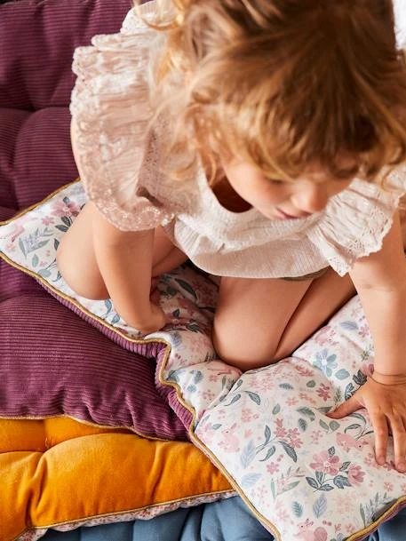 Matelas De Sol Bi-matière VICTORIA Prune - Vertbaudet – Image 4