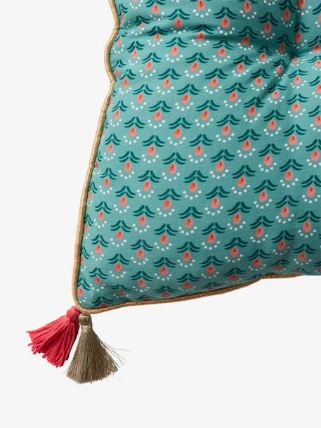 Matelas De Sol Velours Eden India Vert / Rose - Vertbaudet – Image 4