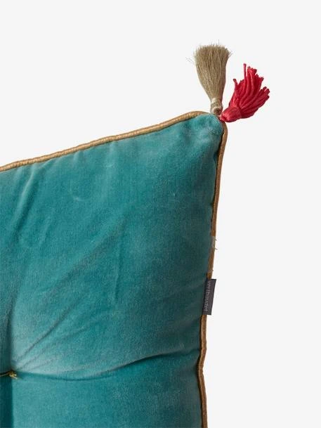 Matelas De Sol Velours Eden India Vert / Rose - Vertbaudet – Image 6