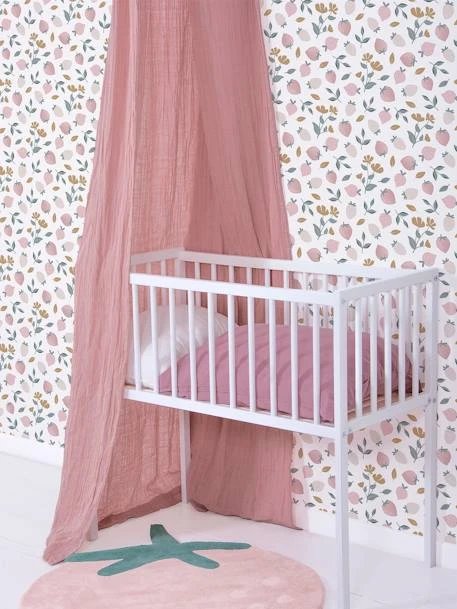 Papier Peint Fraises Louise LILIPINSO Rose Pâle - Lilipinso – Image 2