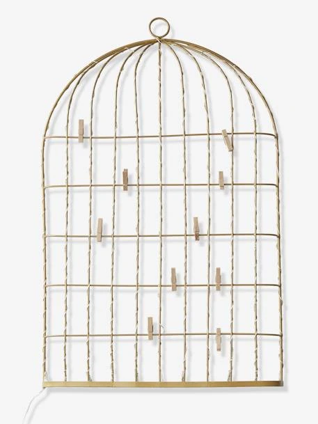 Pêle-mêle Lumineux Cage à Oiseaux Doré - Vertbaudet – Image 2