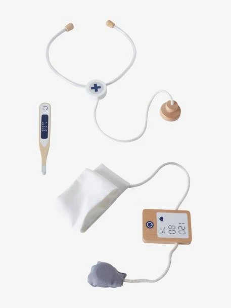 Set Docteur Pour Poupon En Bois FSC® Blanc - Vertbaudet – Image 4