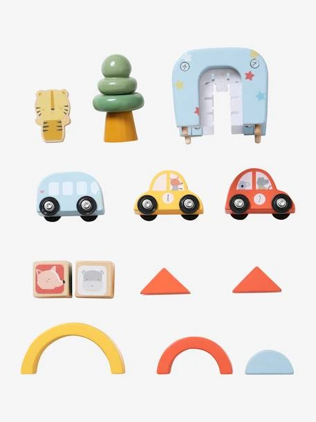 Table D'activités Circuit De Voitures En Bois FSC® Beige - Vertbaudet – Image 6