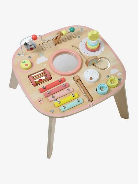 Table D'activités Et D'éveil Musical Bois FSC® Rose - Vertbaudet – Image 6