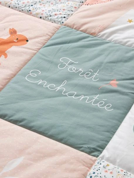 Tapis De Sol Patchwork FORET ENCHANTEE Rose / Multicolore - Vertbaudet – Image 4