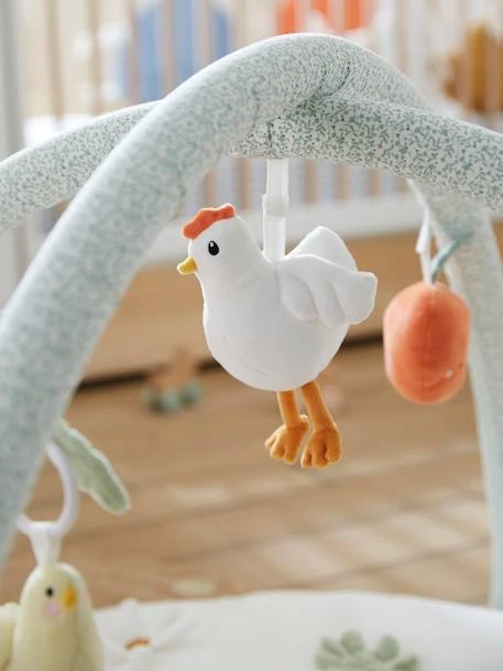 Tapis D'éveil Avec Arches En Coton Nid D'abeille LOVELY FARM Lovely Farm - Multicolore - Vertbaudet – Image 2