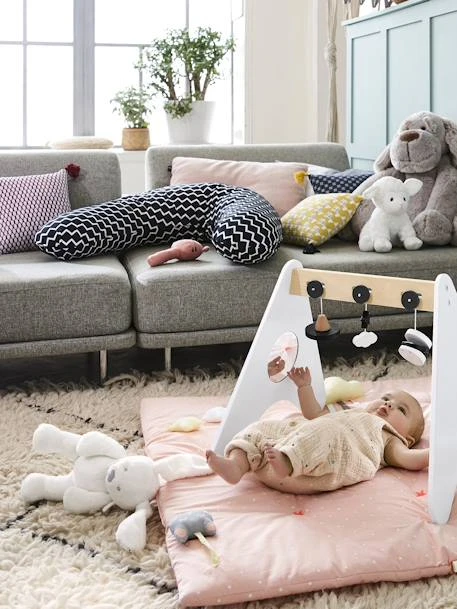 Tapis D'éveil Souple Sans Arche Sweet Fun Rose Imprimé - Vertbaudet – Image 3