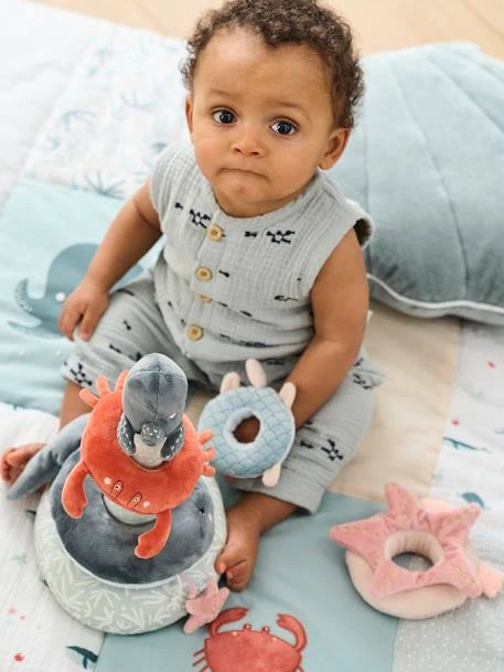 Tour à Empiler En Tissu SOUS L'OCÉAN Gris - Vertbaudet – Image 2